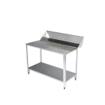 masa iesire vesela 1000 mm din inox pentru mașina de spalat vase tip capota
