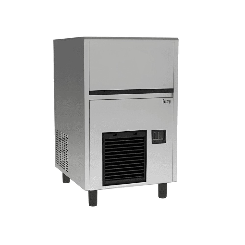 Masina de gheata 37 kg pe zi profesionala inox Masina cuburi gheata 37 kg zi profesionala racire aer inox