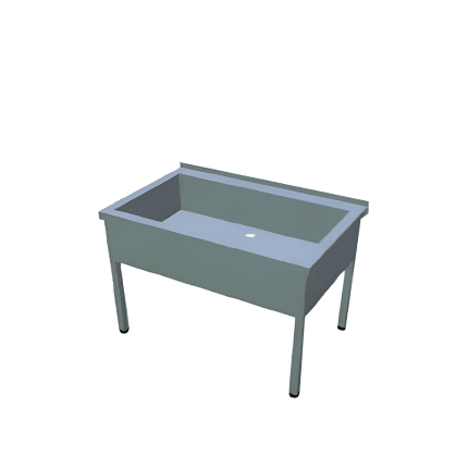 Spalator vase mari fara polita inox 1200x700 mm