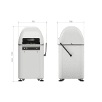 Divizor aluat pentru panificație semiautomat cu 11 diviziuni între 180 și 500 g Vitella - imagine 4