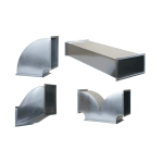 Set tubulatura ventilatie diametru 300 mm coturi si flanse