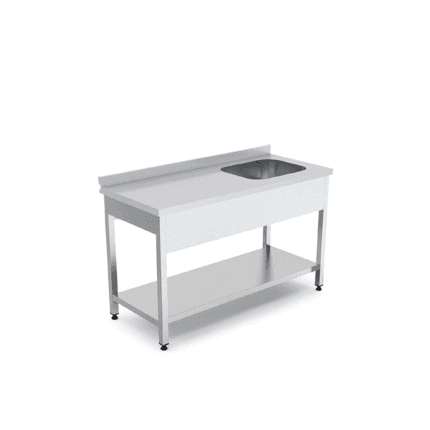 spalator cuva dreapta si polita inox 160x70 cm