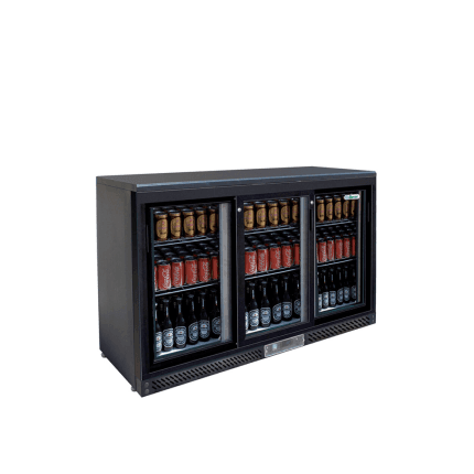 vitrina bar 3 usi culisante refrigerata profesionala
