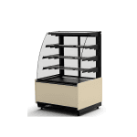 vitrina frigorifica cofetarie 4 nivele cu geam curb 140 cm