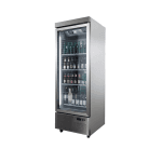 Vitrină pentru băuturi din inox cu tehnologie Supercooling, volum 348 l, răcire -10…0 °C Supercooler - imagine 2