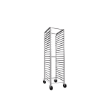 Carucior tavi inox 60x40 cm 22 pozitii profesional pentru panificatie
