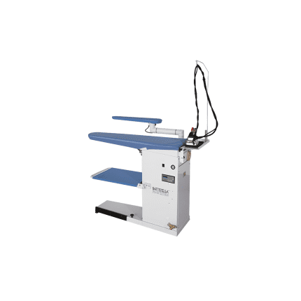 Masa de calcat industriala pliabila aspiranta incalzita cu boiler Battistella Archimede C3 semi profil